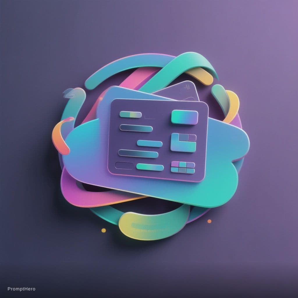AI generated: I want to generate a logo that represents a completed transaction. It should be abstract, internatio...