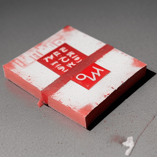 AI generated: Une personne tenant un paquet de gomme à mâcher avec un panneau d'interdiction rouge superposé.
Un s...