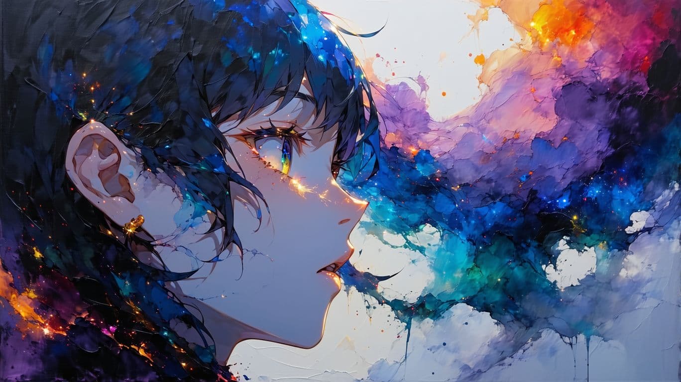 AI generated: The artwork should she evoke a sense of hope and healing, emphasizing her transformation from a tool...