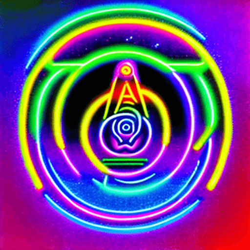 AI generated: logo for progressive psychedelic rock band focusing on a cosmic cycle, the connection of life, the c...