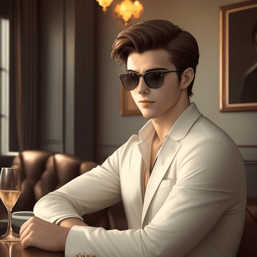 AI generated: ((Best quality)), ((masterpiece)), ((realistic)), A profile picture of a 25-year-old handsome and cl...