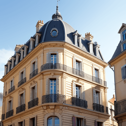 AI generated: A building in franch