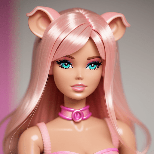 AI generated: 
barbie oink hair
