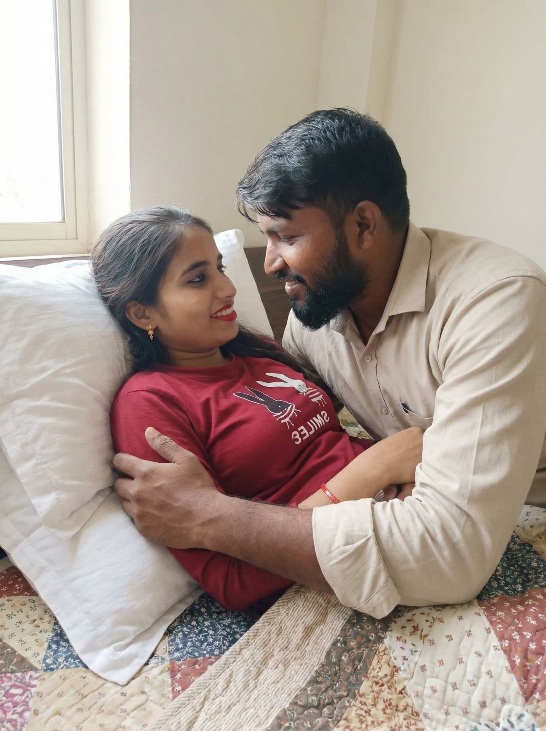 AI generated: Couples sex in bed