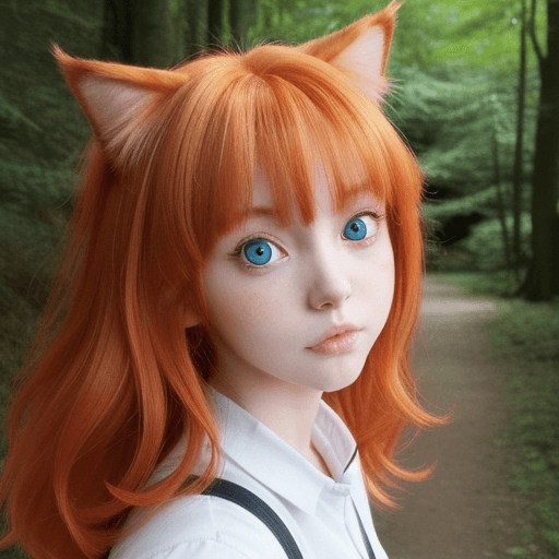 AI generated: ginger anime cat
girl adventurer, anime, forest background, funny, cute, gorgeous, perfect eyes, per...
