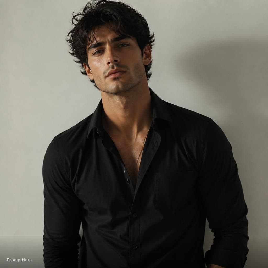 AI generated: Man model