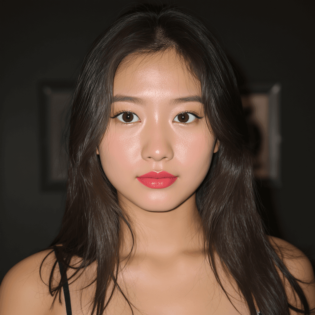 AI generated: asian, bimbo