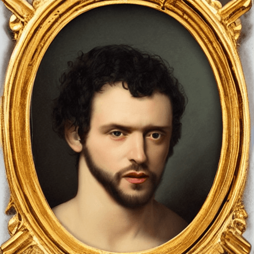 AI generated: 150mm portrait prompts, perfect face, A beautiful man with an oval face with an aquiline nose.  High...