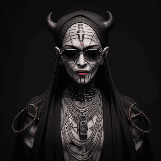 AI generated: we are seeing Madonna as a mummified demon priest who is apparently immortal. He has almost unlimite...