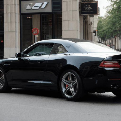 AI generated: Tom cruise drive with benz