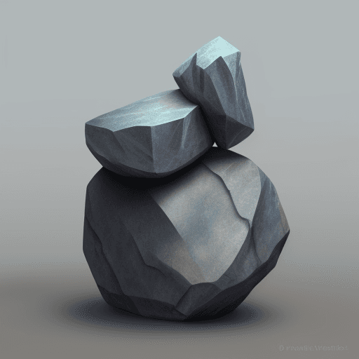 AI generated: rock object dnd 
