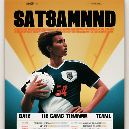 AI generated: Design a dynamic and realistic poster for a soccer Tournament with a 35mm film aesthetic. 