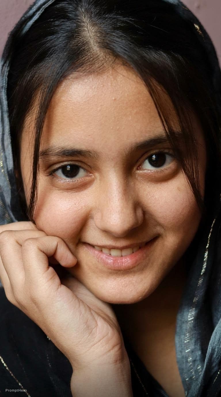 AI generated: A beautiful indian young girl 