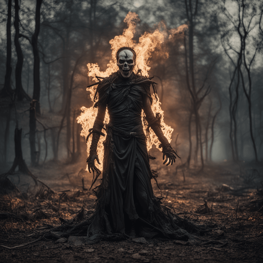 AI generated: different positions,cinematic ,rotten and Tearing clothes,The Infinite Evil,Female many bones and sk...