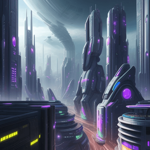AI generated: sci-fi city future
