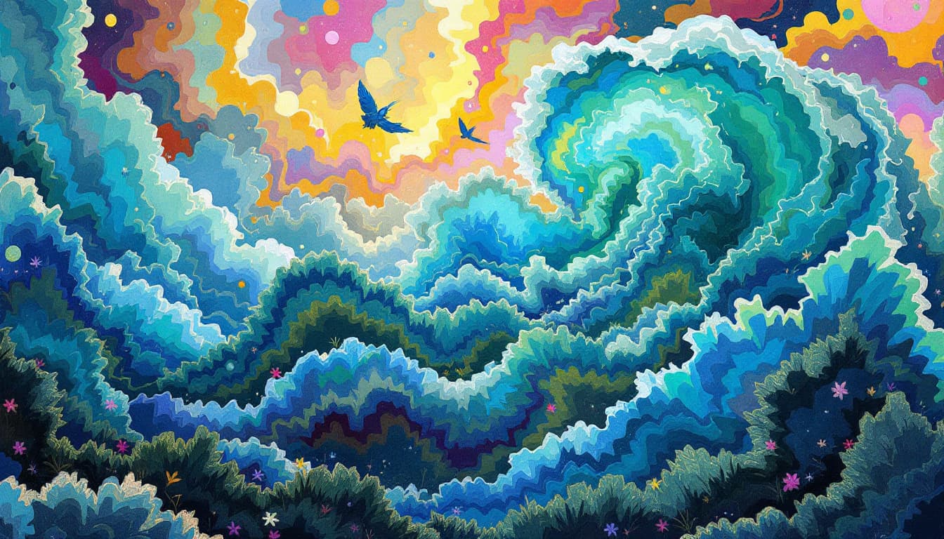 AI generated: abstract surrealism --ar 1:2 --personalize yruxpc2 --stylize 750 --v 6.1