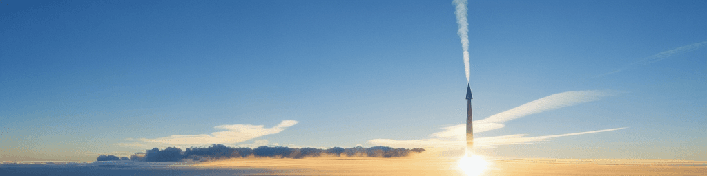 AI generated: A bright light blue sky with clear cloud, written a word 'CO2' the '2' is small, with airplane smoke...