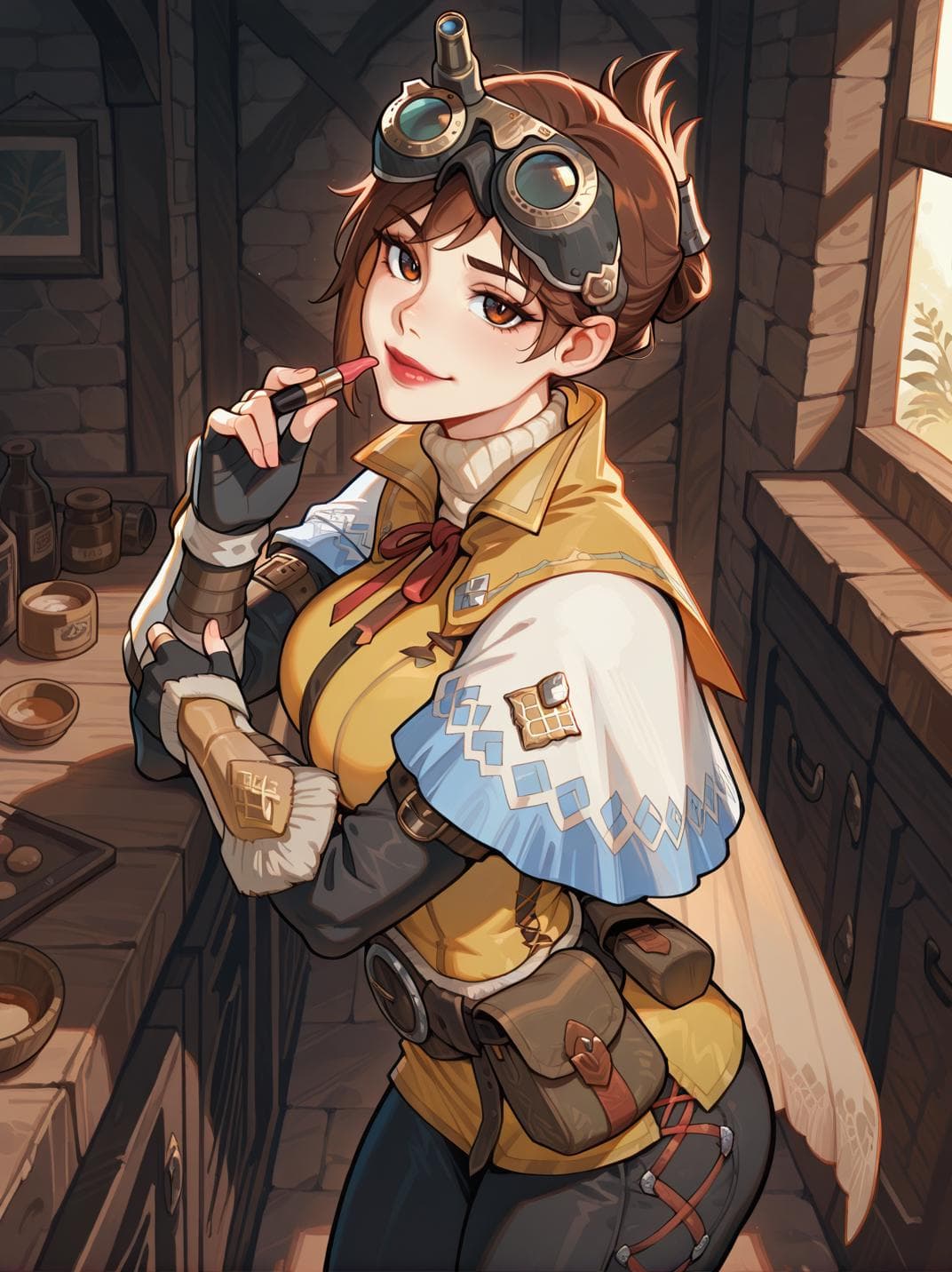 The Handler - Monster Hunter World - | Illustrious XL | - COMMISSION by YeiyeiArt