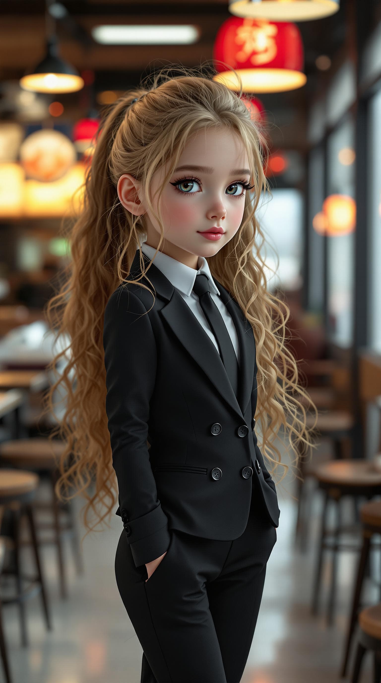AI generated: a professional photo of a exceptionally beautiful girl in the world (age 11), (eleven year old) U.S....