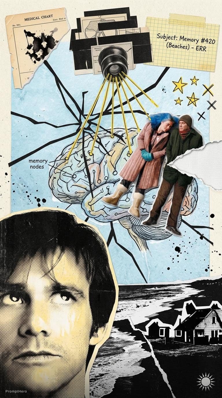 AI generated: Mixed-media pop art collage in the vein of Robert Rauschenberg and vintage punk zines. A black-and-w...