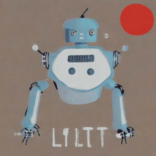 AI generated: Little robot