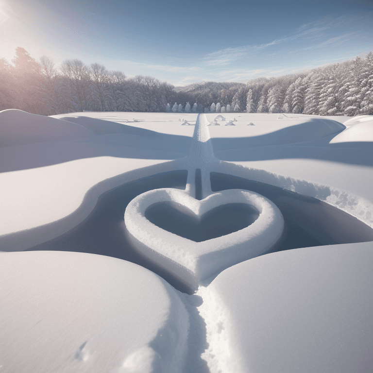 AI generated: (hyperrealism : 1. 4), (award winning: 1. 4) (masterpiece photo: 1. 4) BREAK  winter, snow, sun, col...