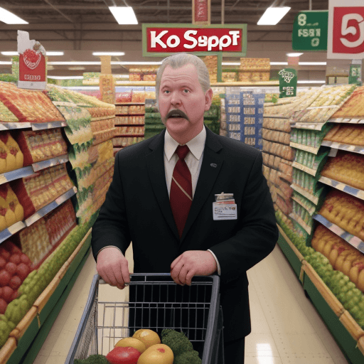 AI generated: If King Soopers was a person
