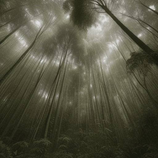 AI generated: Floresta e animais 
