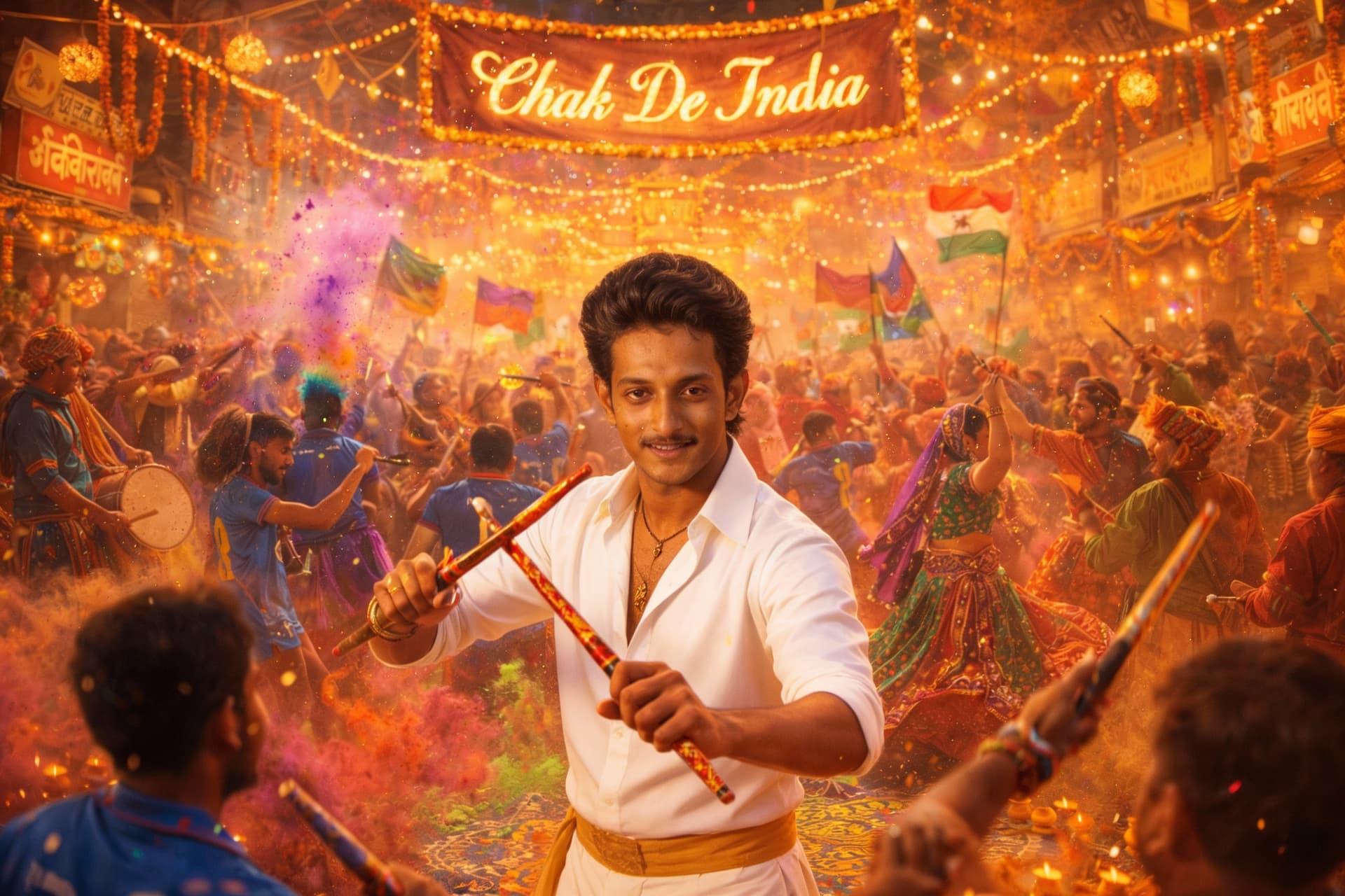 AI generated: create image with rajini style