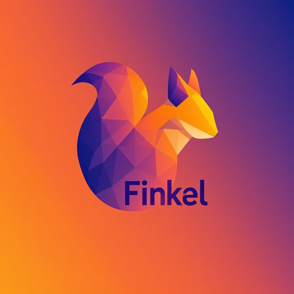 AI generated: A sleek and modern logo design for a tech startup, featuring a stylized geometric squirrel icon with...