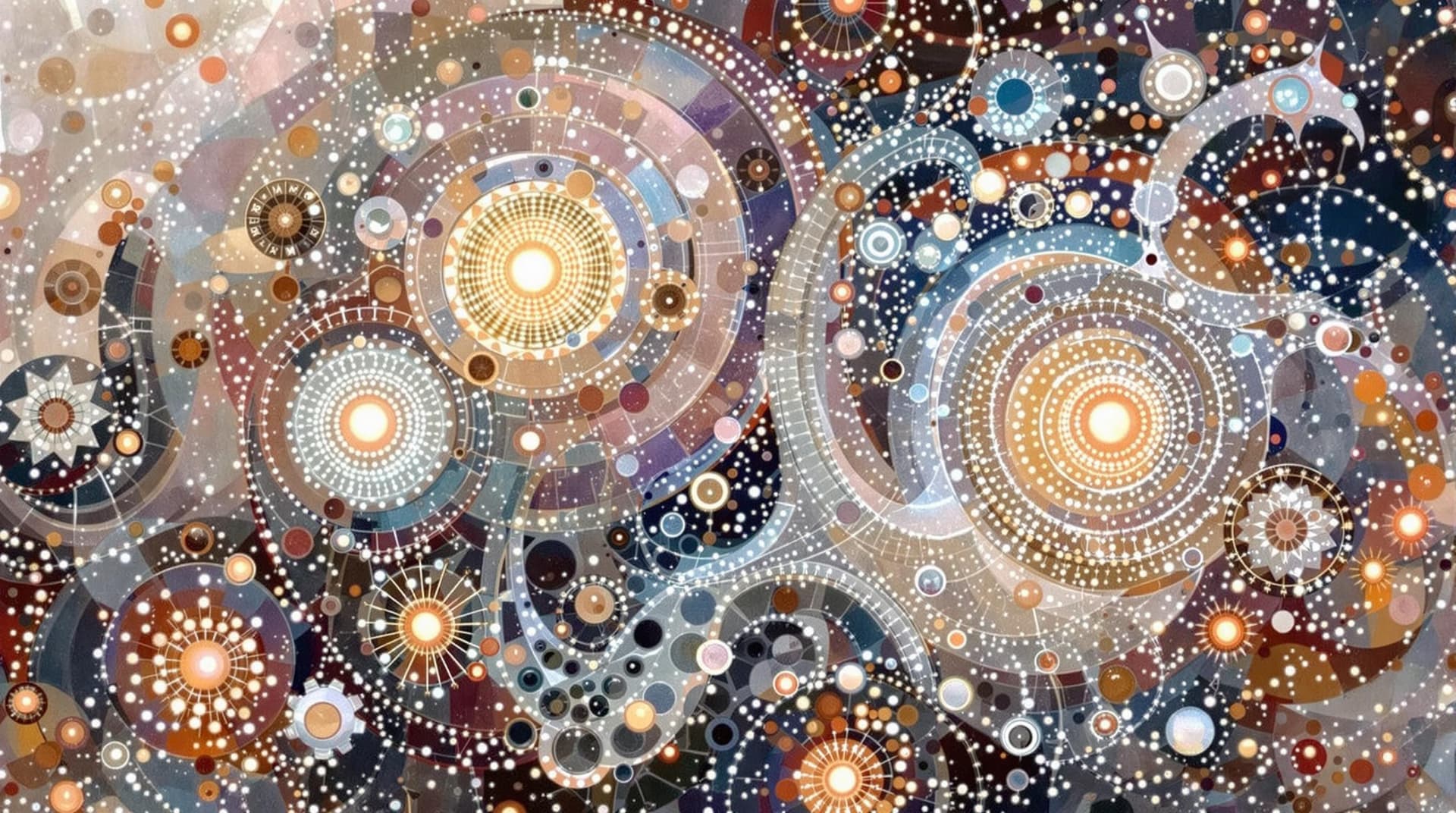 AI generated: Steampunk bio-morphic ethereal glow. Acrylic splash art, opaline pearlescent ink, translucent glaze....