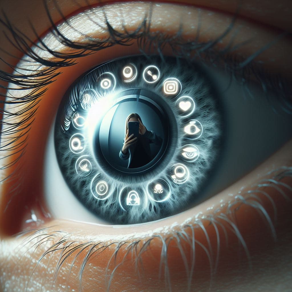 AI generated: Strange reflection