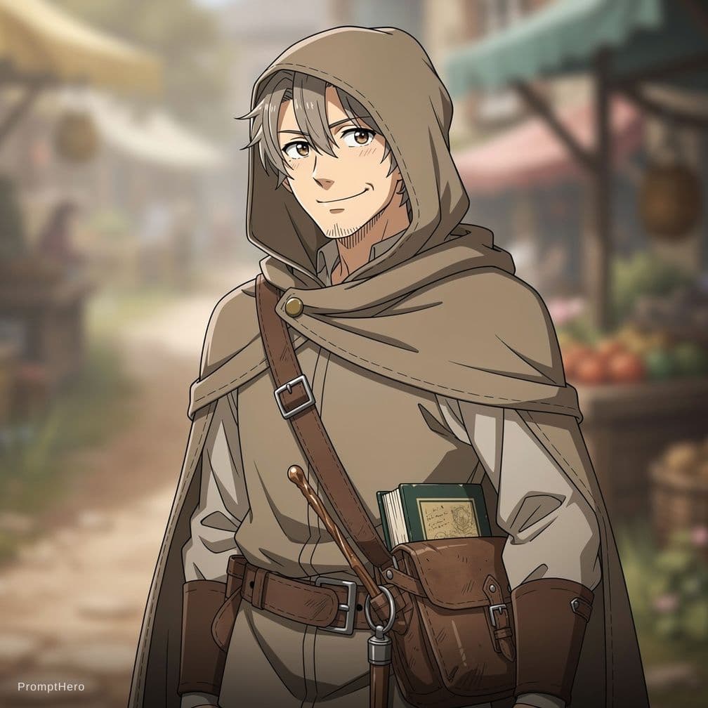 AI generated: Can you create a picture about this character based on my prose, following with its artstyle being d...