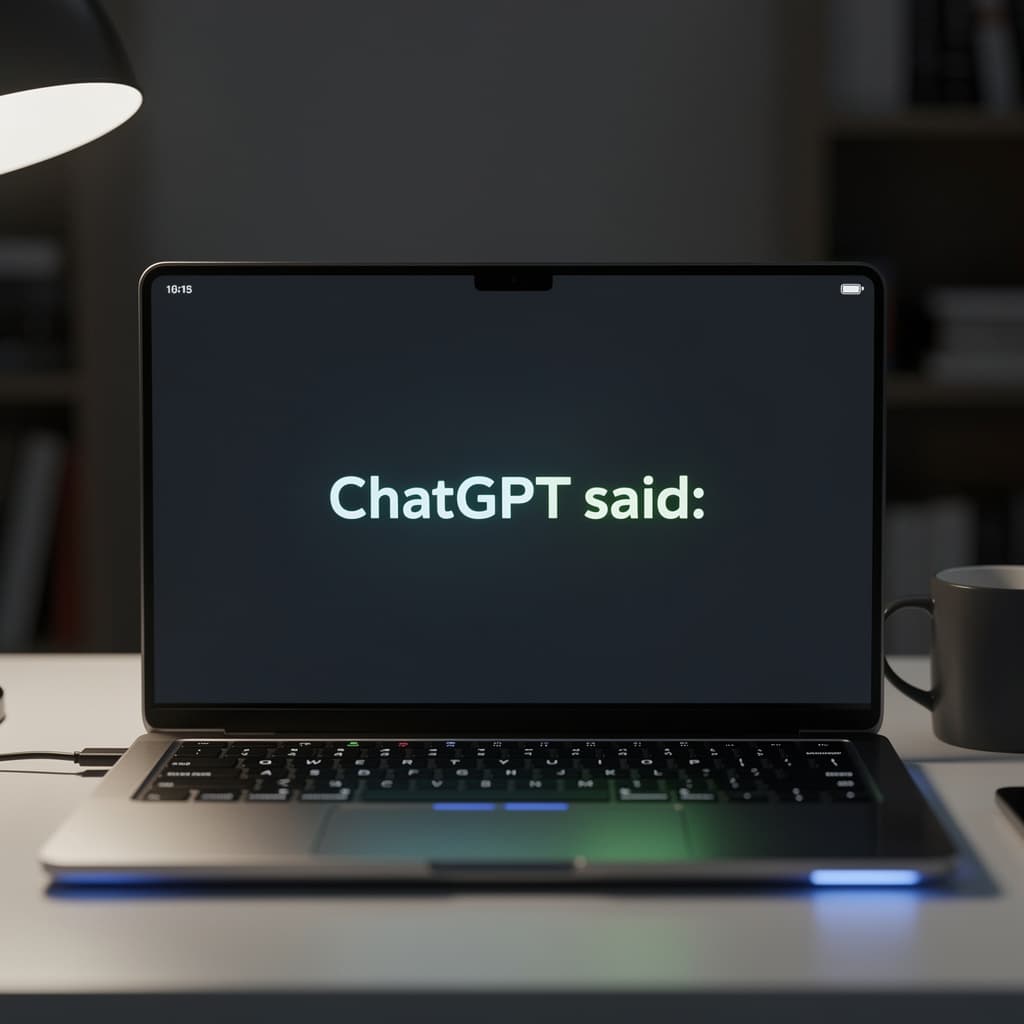 AI generated: ChatGPT said:
