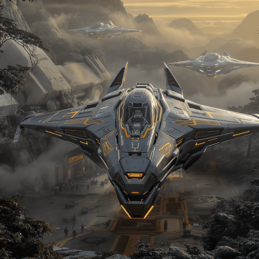 AI generated: 
Futuristic epic adventure, tartaria building in the background with mythological ancient flying sp...