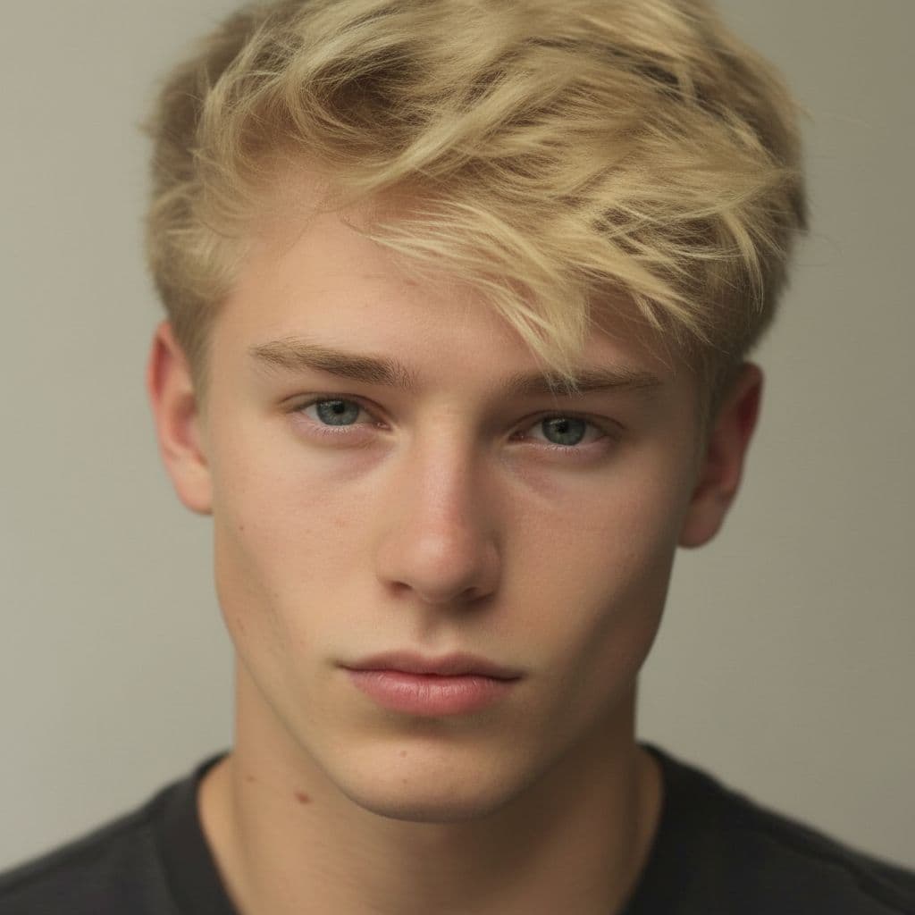 AI generated: 16 blonde Russian boy