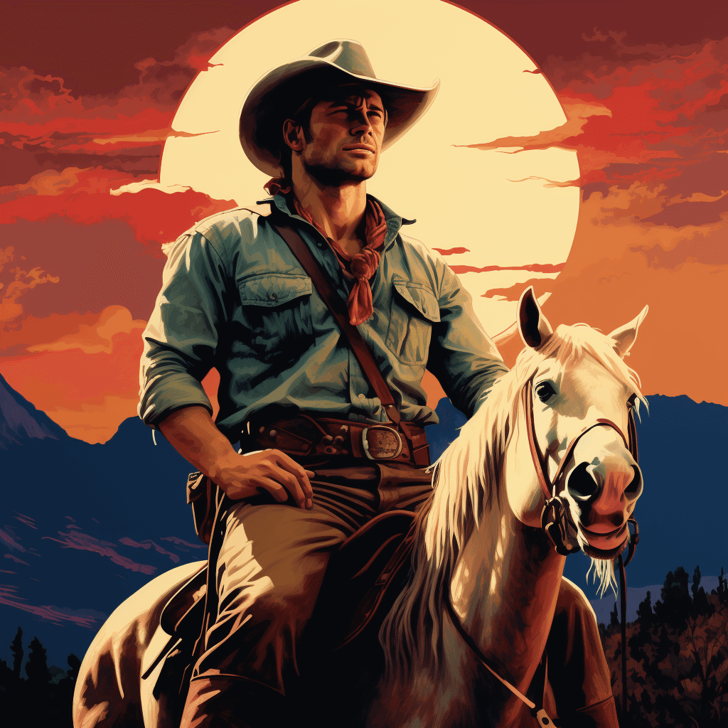 AI generated: Brokeback Mountain Poster, Chris Hemsworth and John Cena