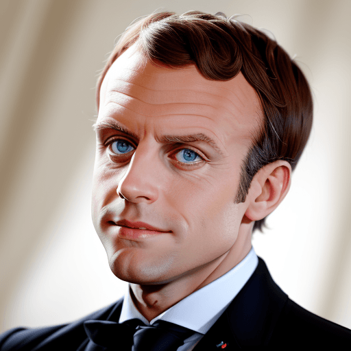 AI generated: macron 