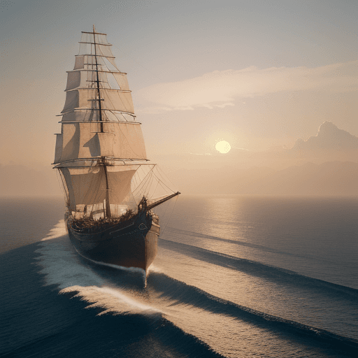 AI generated: a chechany girl 25 year old 
Photo of a ultra realistic sailing ship, dramatic light, pale sunrise, ...