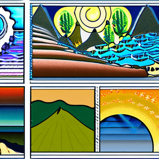 AI generated: create an image with design of great current designers with the concept of mental self-care, a perso...