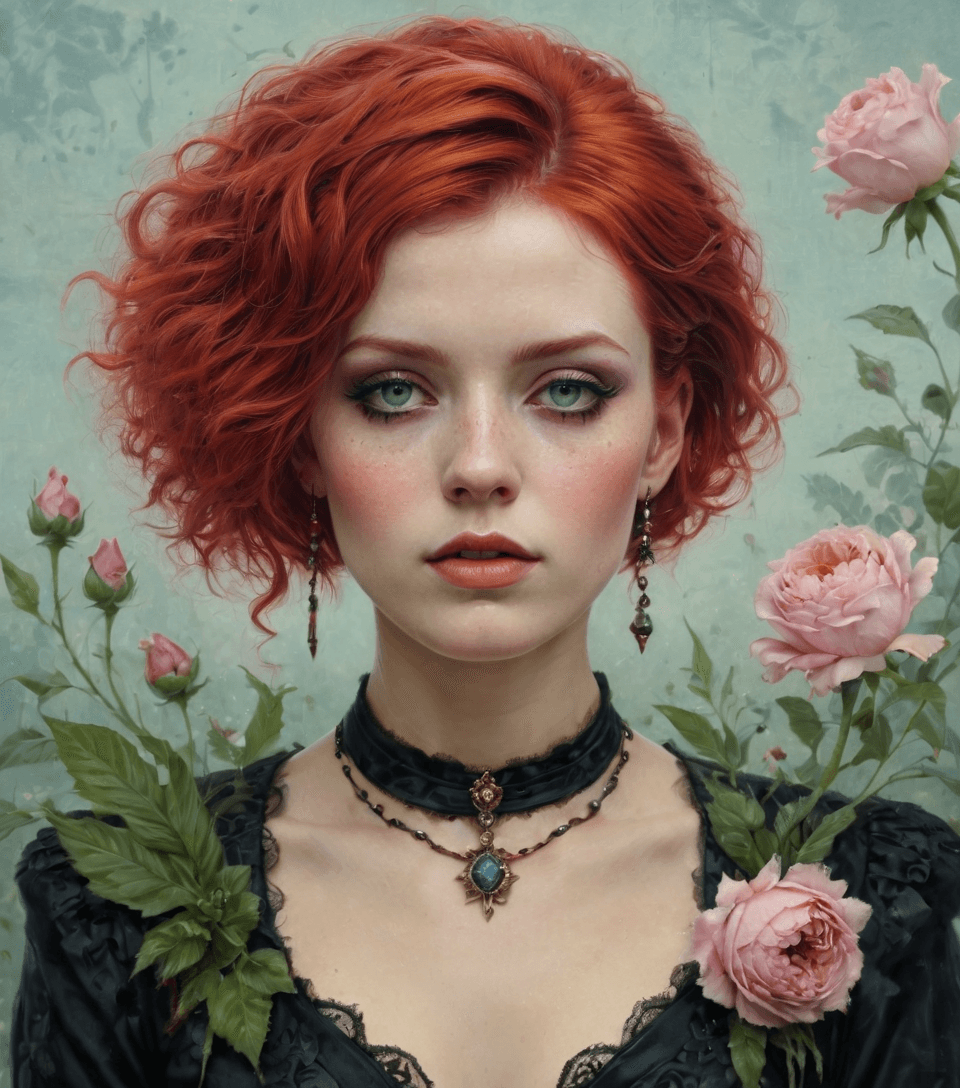 AI generated: masterpiece, best quality, hyperrealism, highly detailed, intricate textures, portrait, Victorian 80...