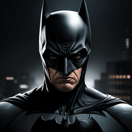AI generated:  batman cry, 4 k ulra hd