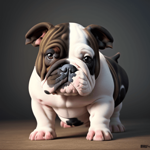 AI generated: High resolution bull dog