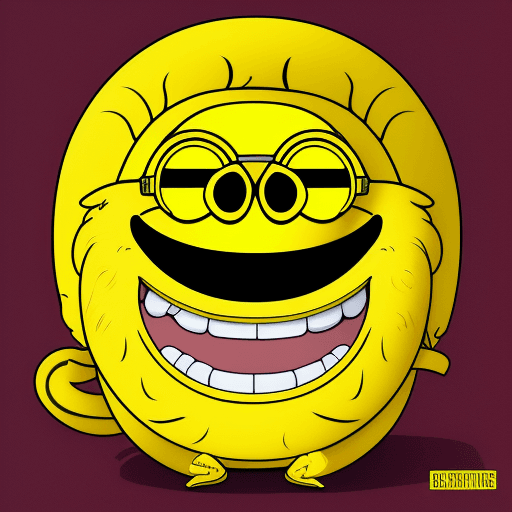 AI generated: A meme coin concept called "BananaBuck" featuring a cartoon-style banana character. The banana is we...