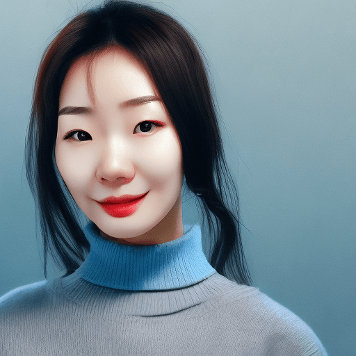 AI generated: Explicit nsfw headshot style photo of a Korean woman, 25 years old, slight smile, beautiful facial f...