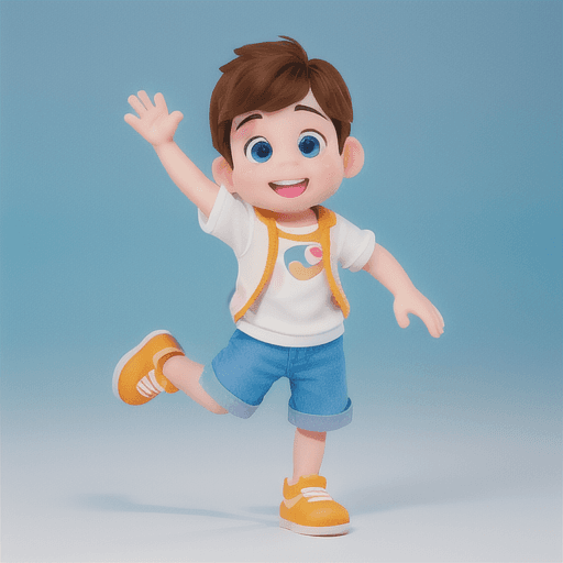 AI generated: Disney,boyvery cute,focus,bright picture,bright and rich colors,fine picture quality,fine rendering,...