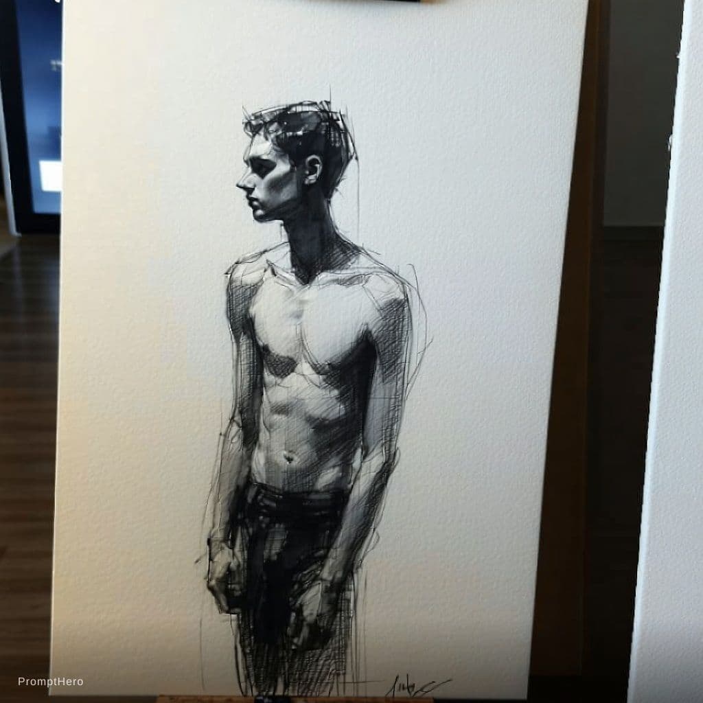 AI generated: Desnuda
