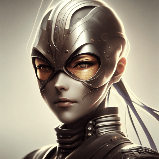 AI generated: by kyoto animation, a cyber evil ninja, beautiful, detailed portrait, intricate complexity, in the s...