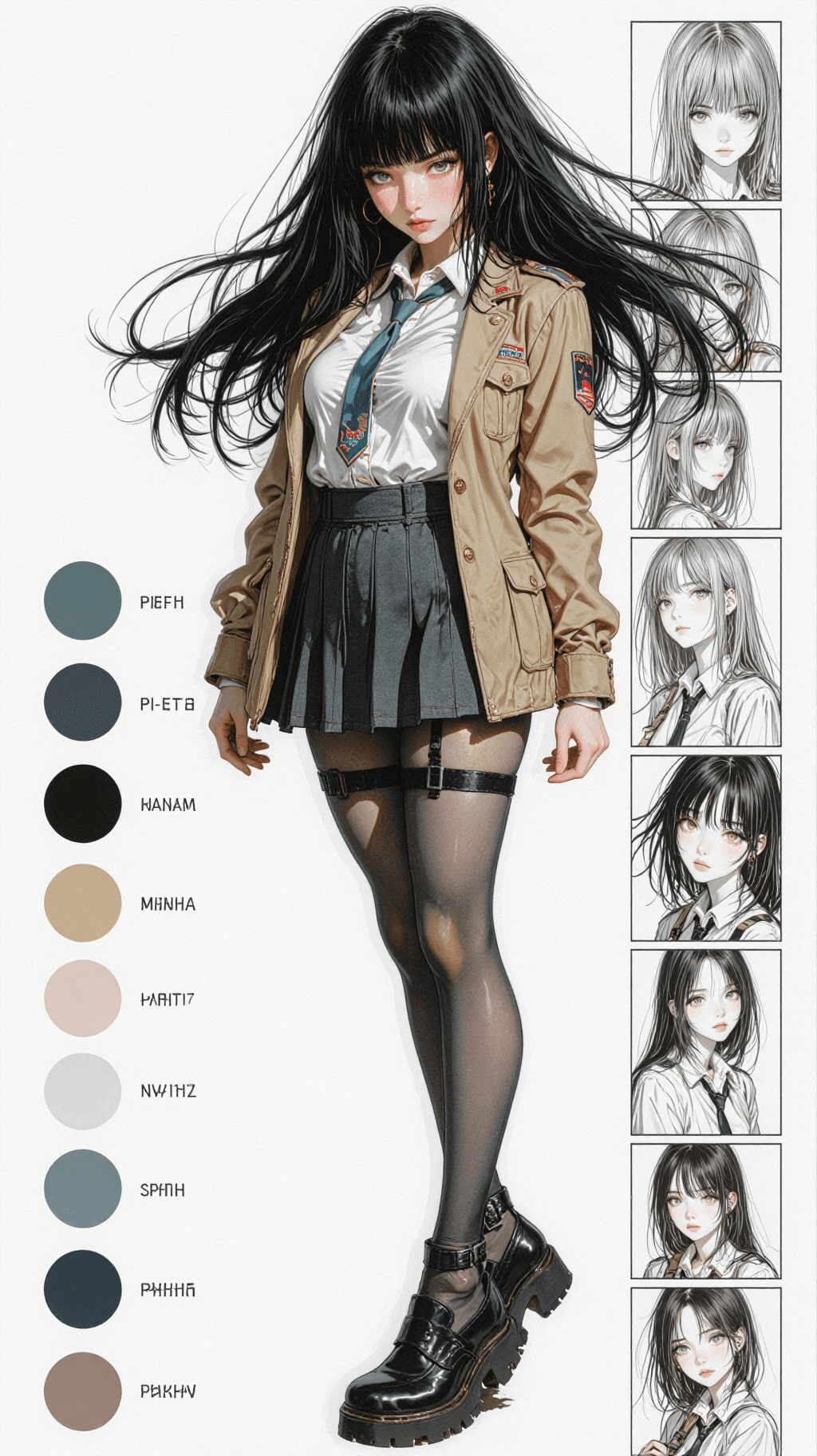 AI generated: masterpiece, (beautiful and aesthetic:1.5), surrealism, highly detailed, anime, a full body painting...