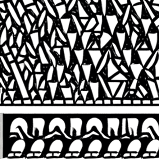AI generated: simple elephant mobile app logo design black and white